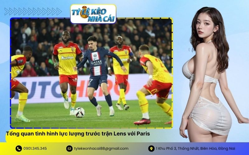 Tổng quan tình hình lực lượng trước trận Lens với Paris